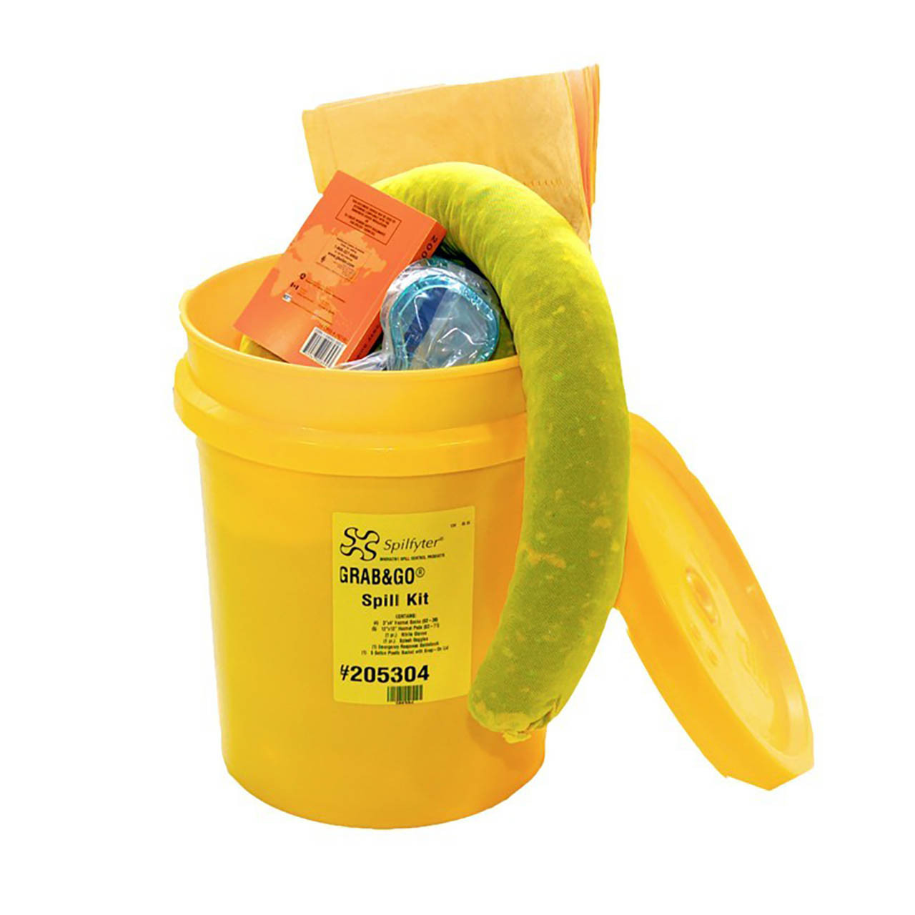 NPS Corp 205304 Grab & Go Hazmat Bucket Spill Kit John M. Ellsworth