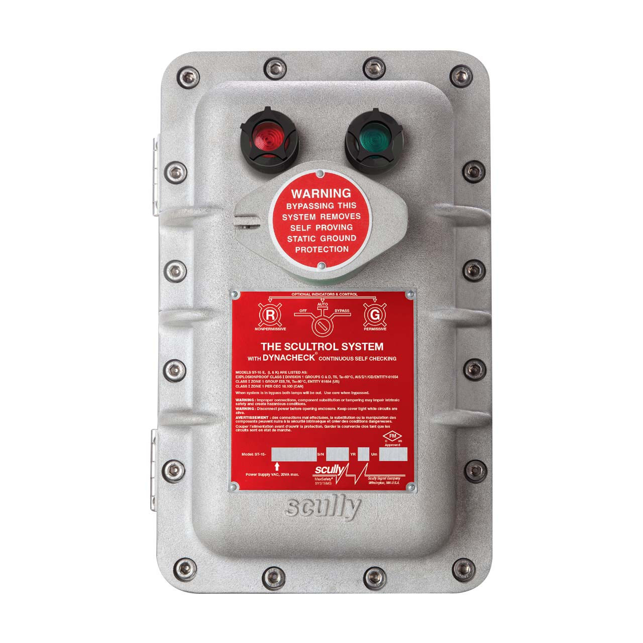 Scully Bypass Switch Operator for ST-15 115V AC Controller
