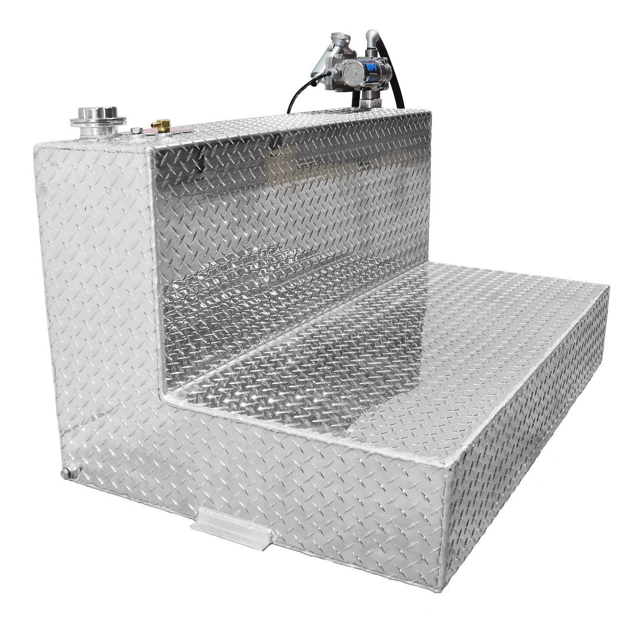 RDS 95 Gallon Aluminum L-Shaped DOT Certified Tank with 8 GPM