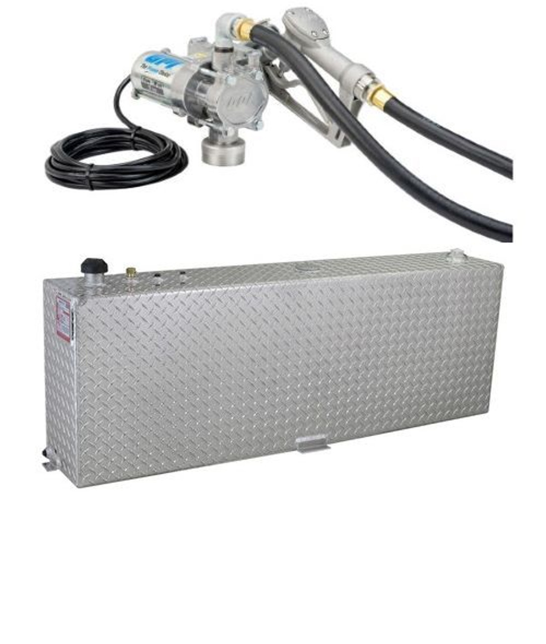 RDS 45 Gallon Aluminum DOT Certified Tank with 8 GPM Transfer Pump