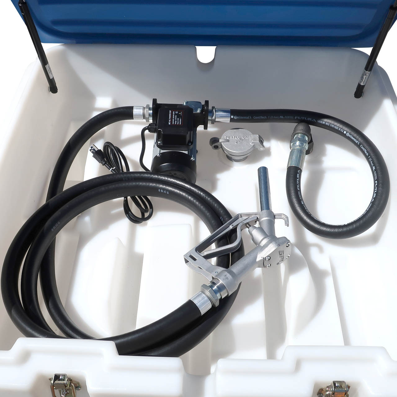 JME 80 Gallon Diesel Fuel Transfer Tank System - 120V AC Pump