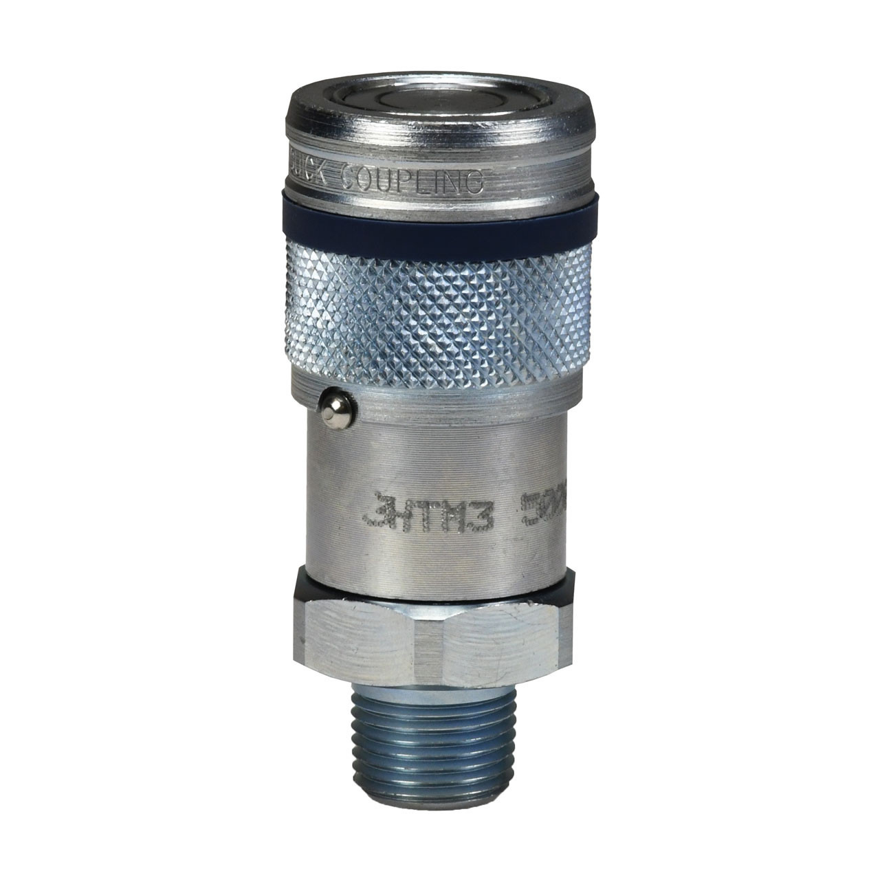 Dixon HT 3/8" NPTF Correct Connect® Steel Flushface Male Threaded Coupler