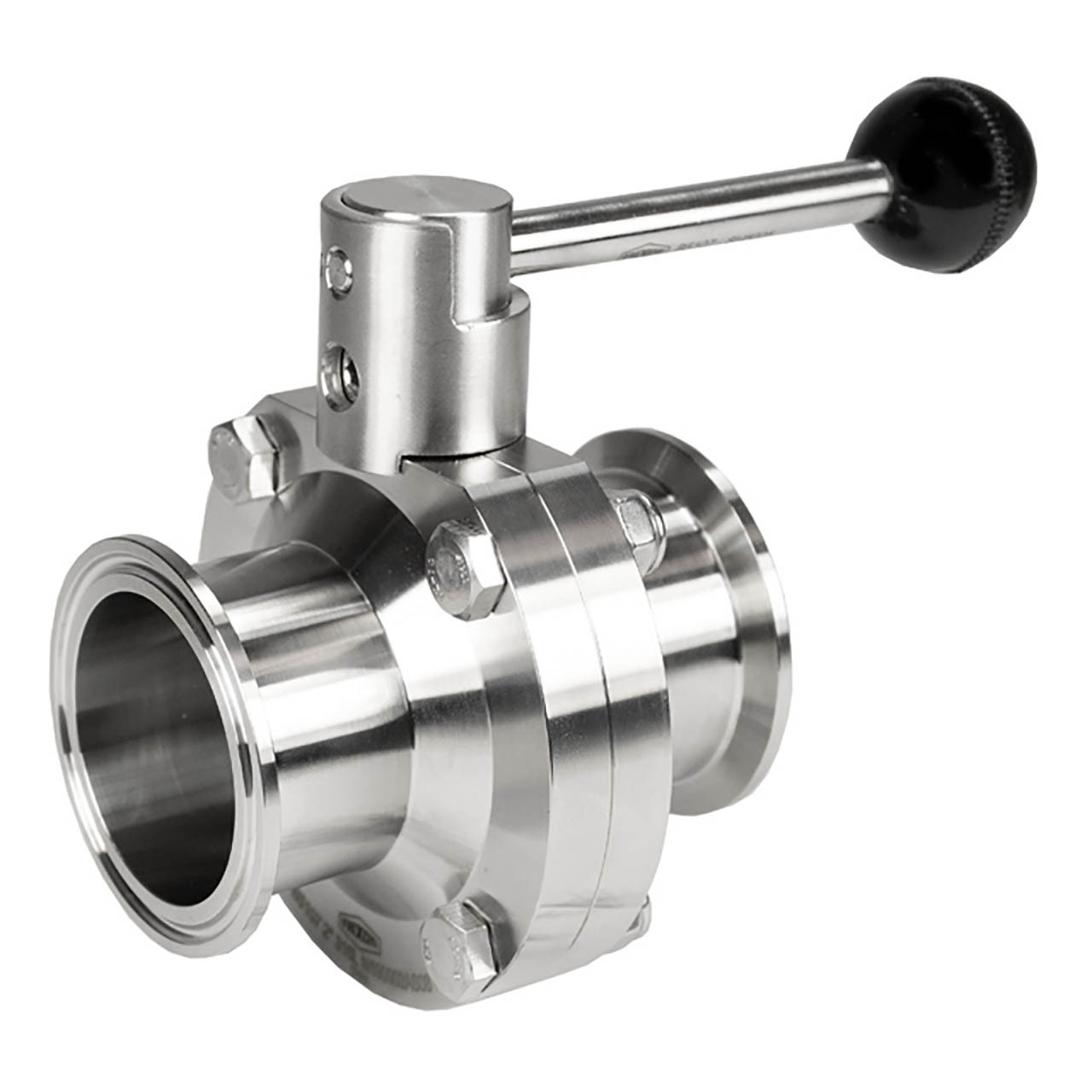 Dixon B5107 3 in. 316L SS Pull Handle Butterfly Valve, EPDM Seal