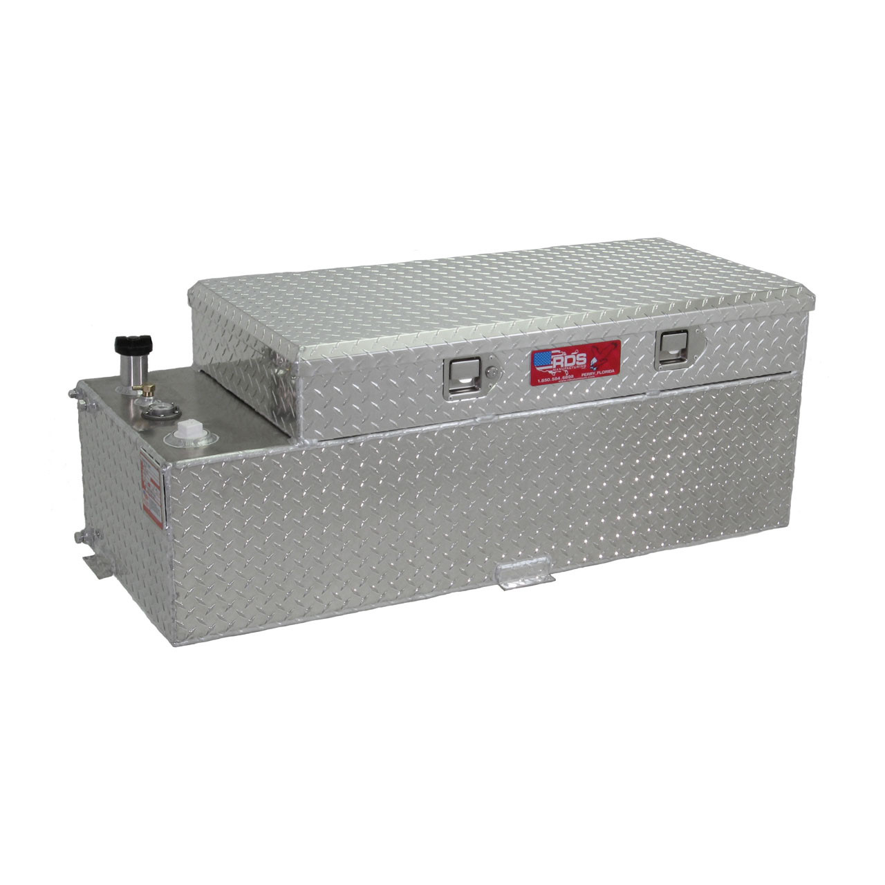 RDS 51 Gal. Aluminum Transfer Tank/Toolbox Combo