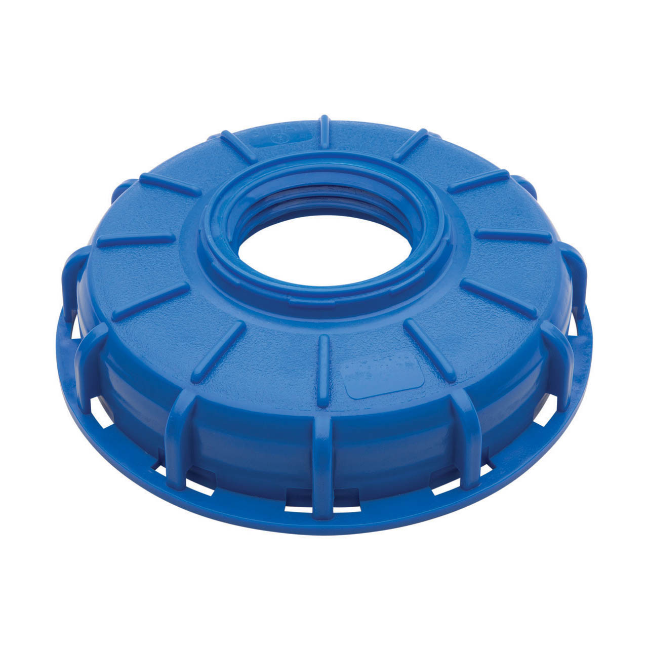 Micro Matic 749-326 6 in. IBC Center Blue Cap with 2.5 in. x 5 Buttress  Thread