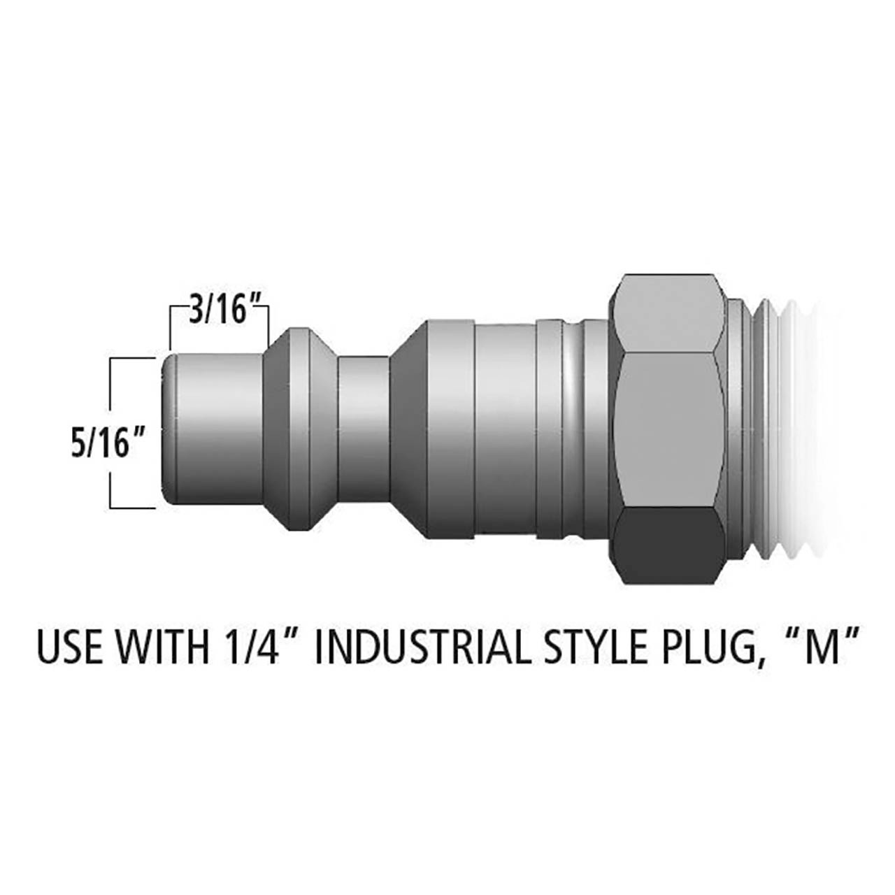 RapidAir Quick Coupler Plug Assortment, 6 Pack - John M. Ellsworth Company