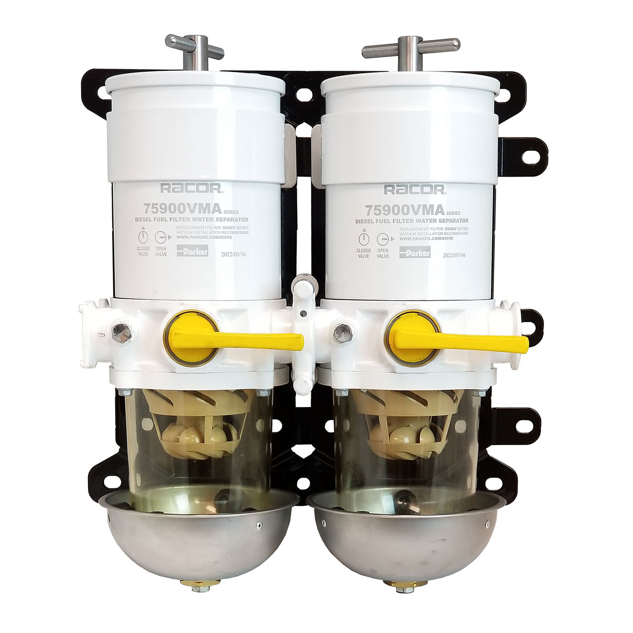 Racor 75900VMA Turbine Series 180 GPH Marine Fuel Filter Assembly