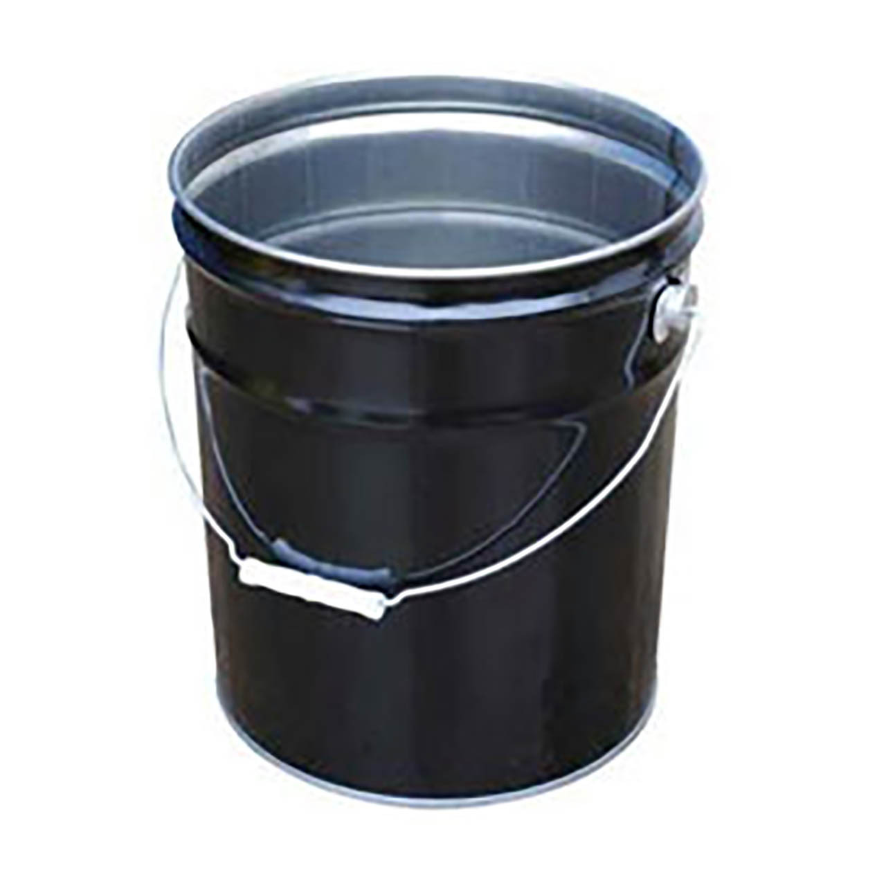 Lancaster Container 5 Gallon Open Head Steel Pail, Black - John M