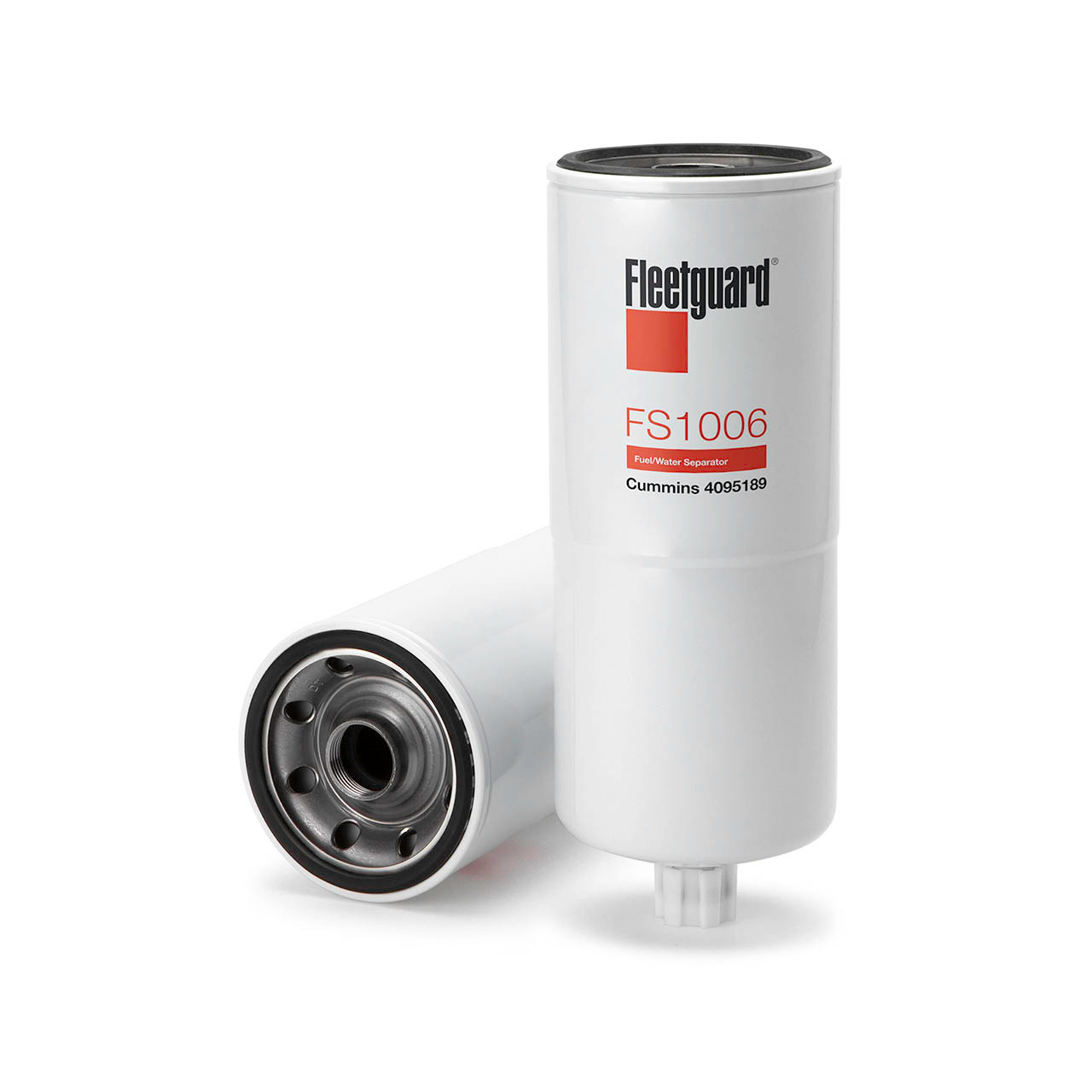 Fleetguard FS1006 Fuel/Water Separator Spin-On Filter, Each - John