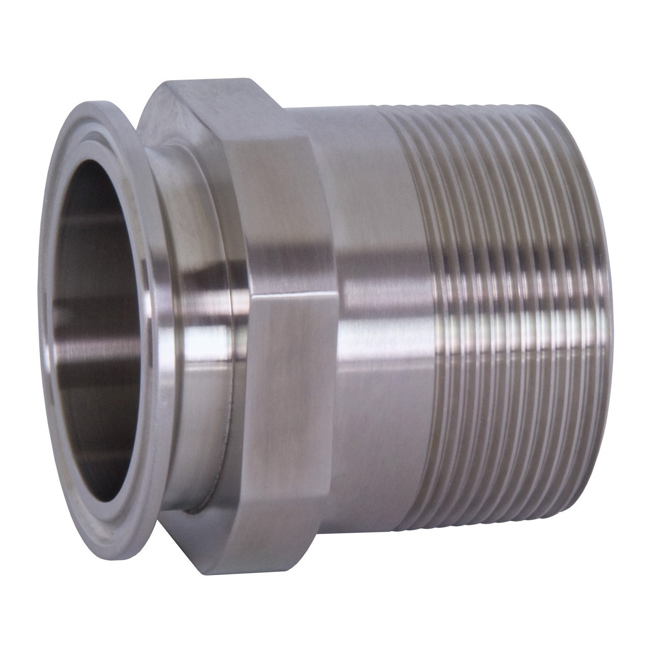 Dixon Sanitary 21MP-R50 Stainless Steel Clamp x Male NPT Adapter