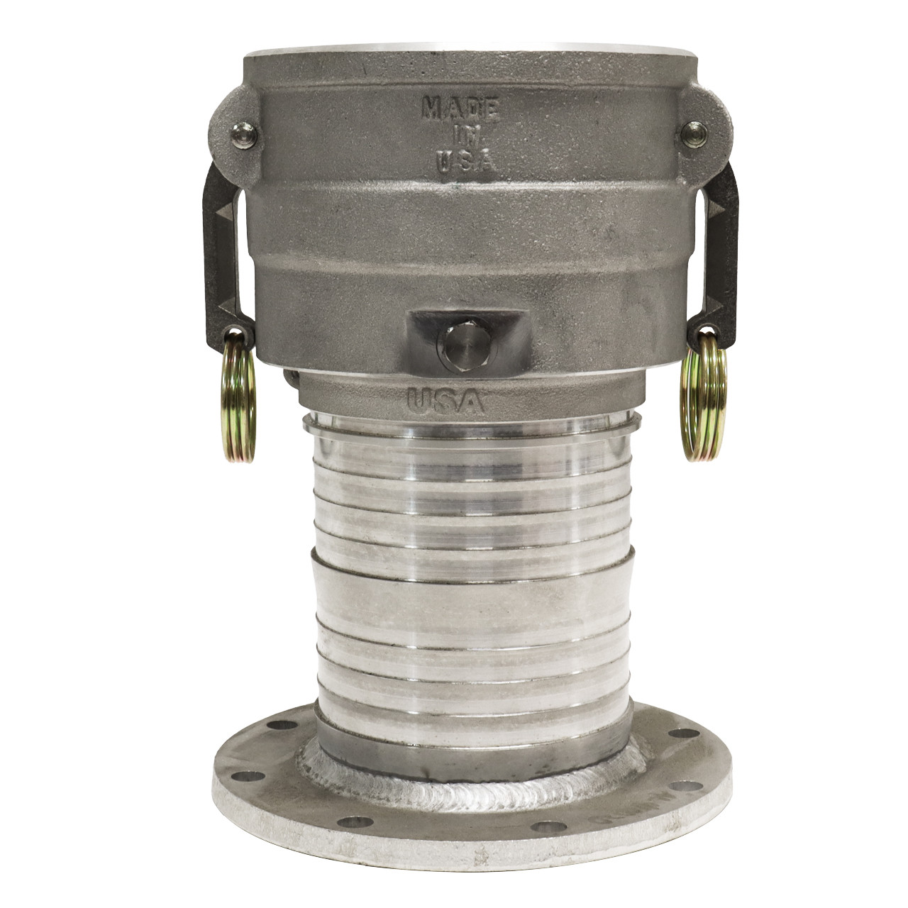 JME 4 in. Female Camlock x 4 in. TTMA Flanged Swivel - John M