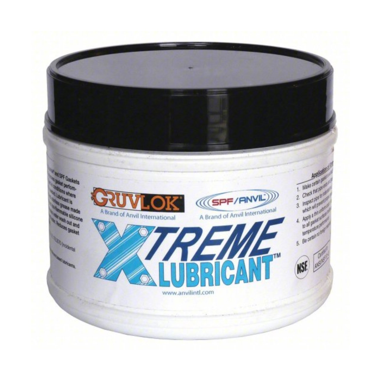 Anvil Gruvlok 0390163103 Xtreme Silicone Grease Lubricant - 2.2 lb