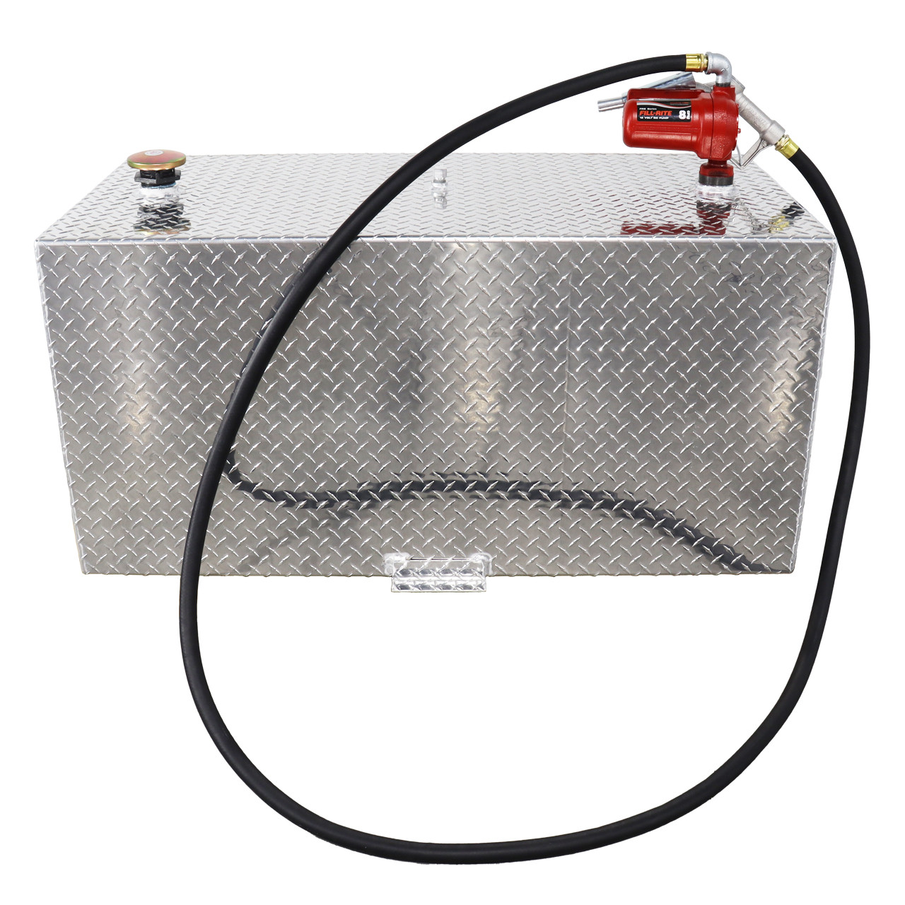 110 Gallon Aluminum Rectangle Fuel Transfer Tank w/ Fill-Rite FR8