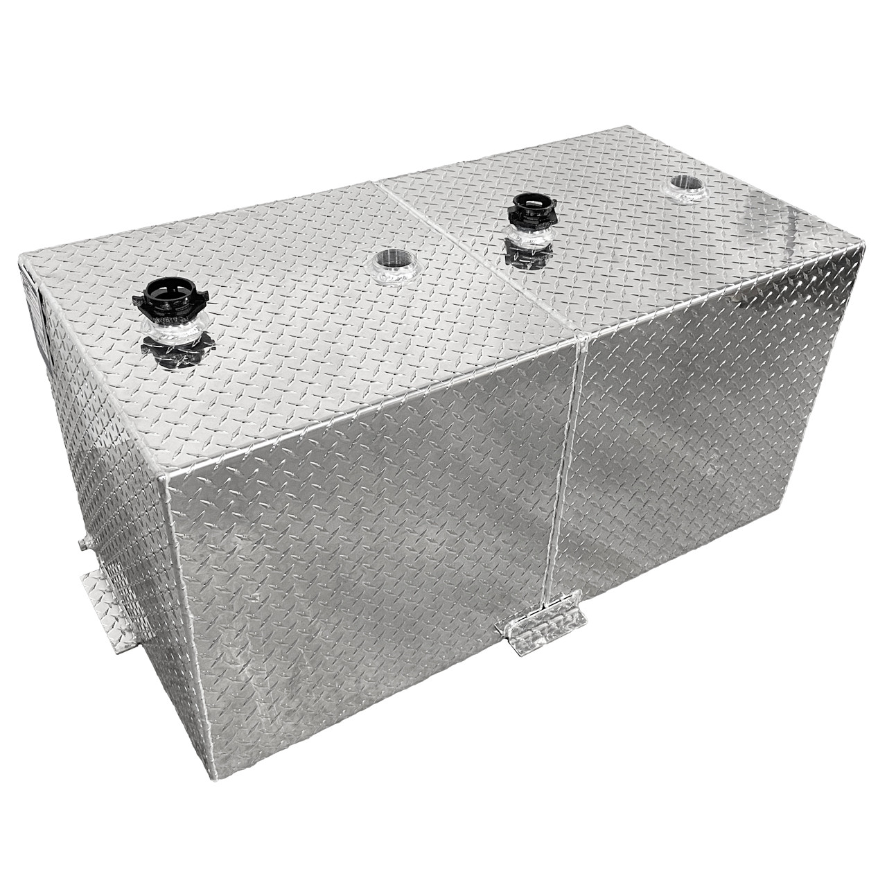 110 Gallon Aluminum Rectangle Split Fuel Transfer Tank w/ Fill