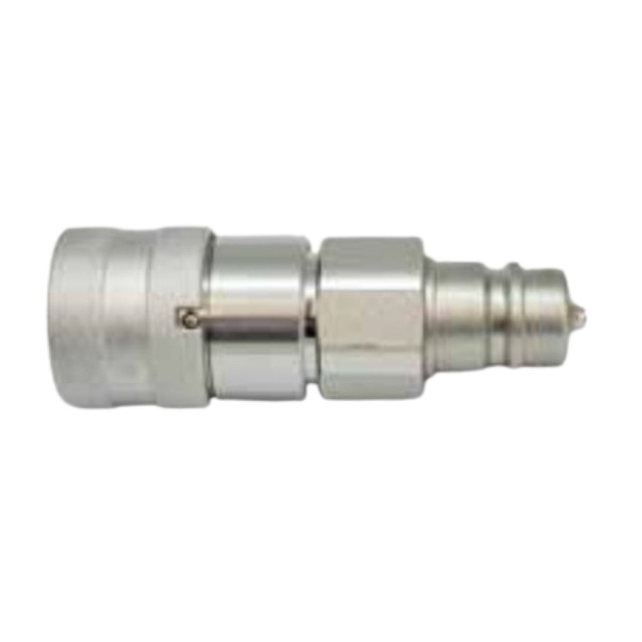 PCI FF Series ISO 16028-5675 Zinc Nickel Plated Steel Female Flush Face X  Male Non-Valved Combination Adapter