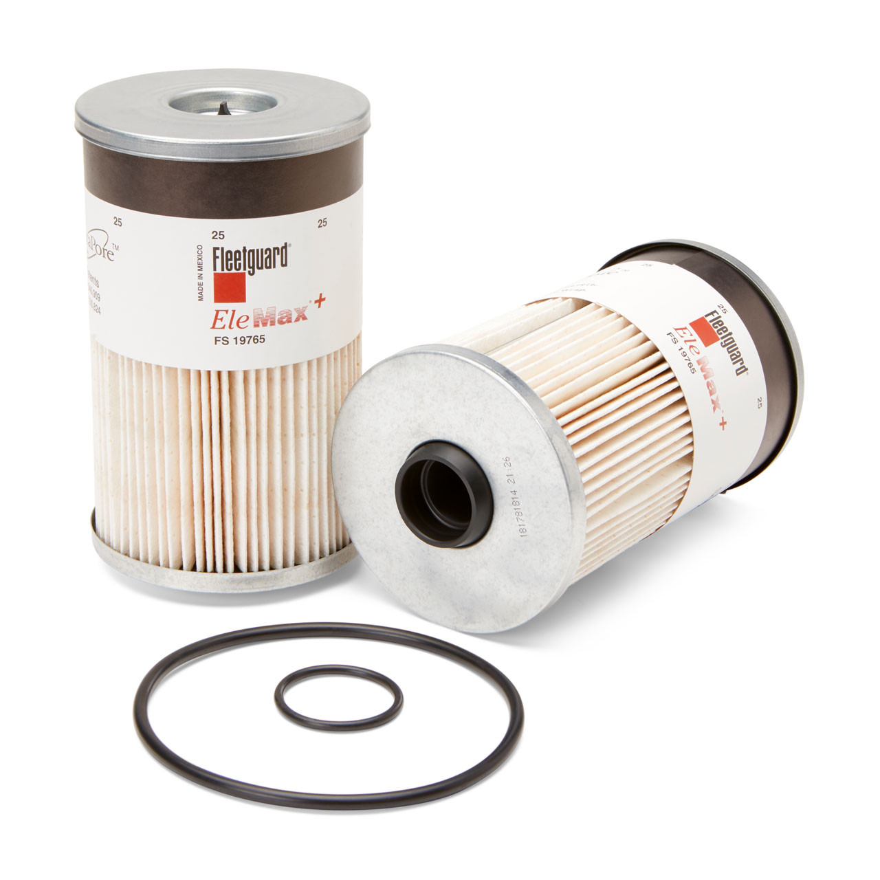 Fleetguard FS19765 EleMax Fuel/Water Separator Filter, 25 Micron