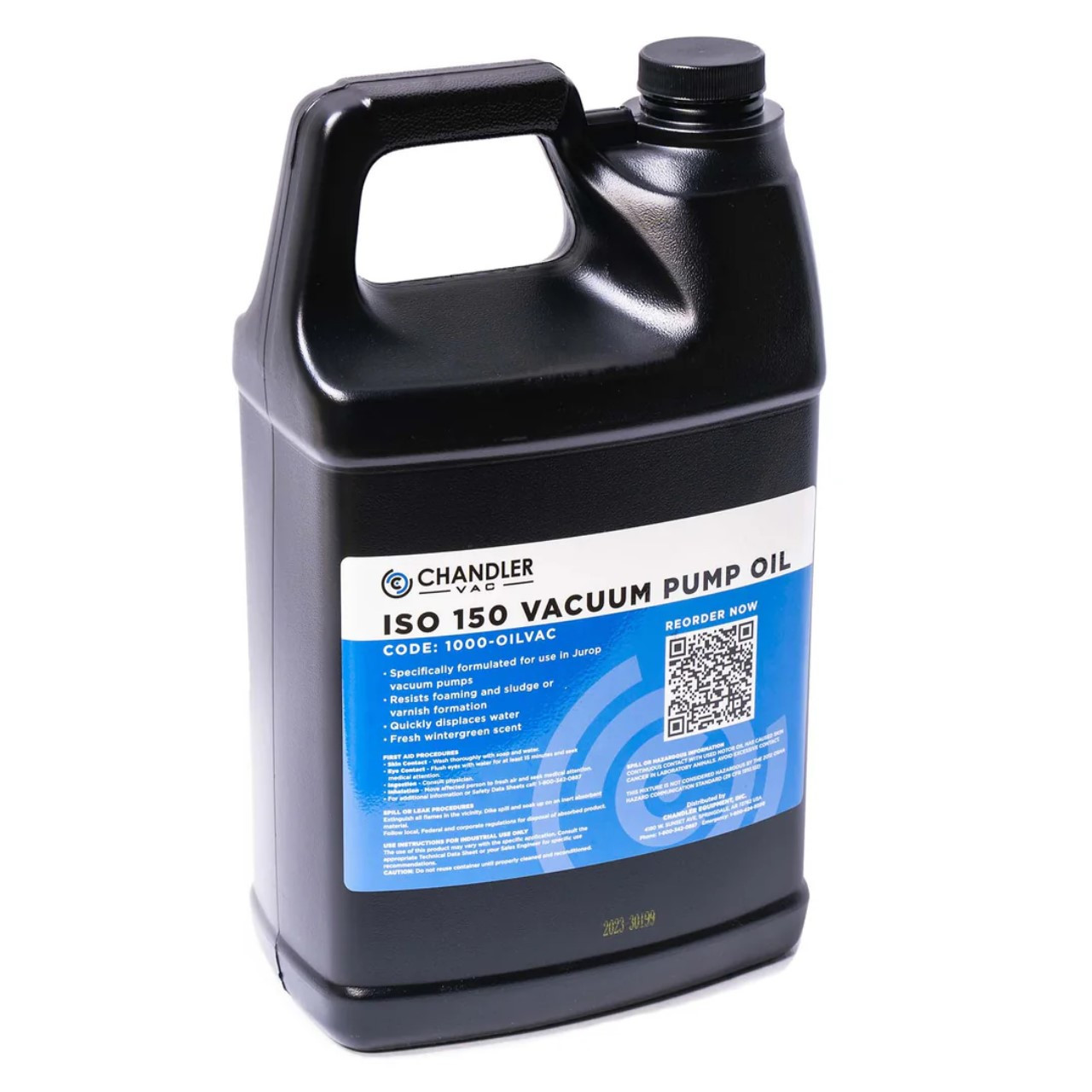 Chandler Equipment ISO 150 Vacuum Pump Oil - 1 Gallon - John M