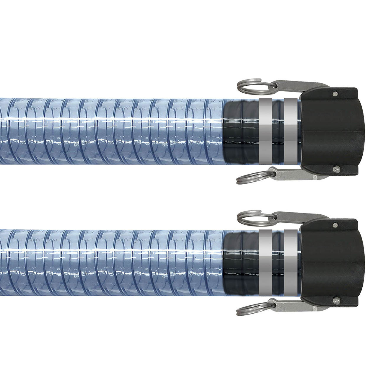 BadgerFlex Poly Spring 1 1/2 in. PVC DEF Hose w/ Part C Female Couplers ...