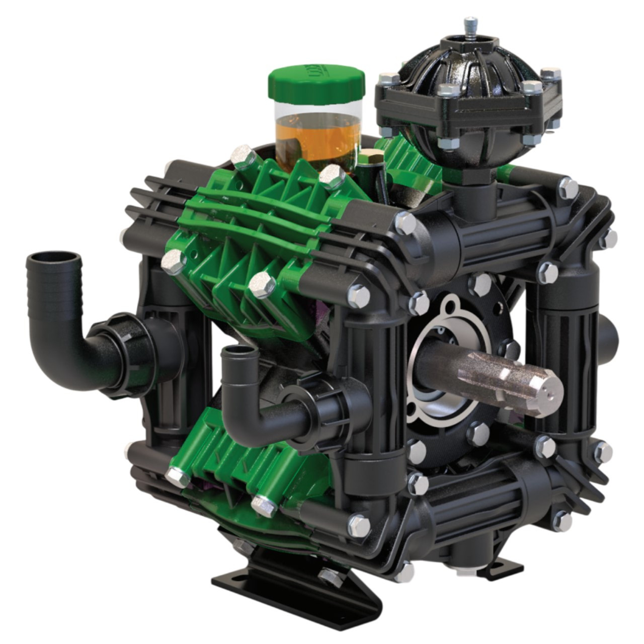 Udor ZETA 170 TS2C 1 1/2 in. Diaphragm Pump, 4 cylinders, 45 GPM
