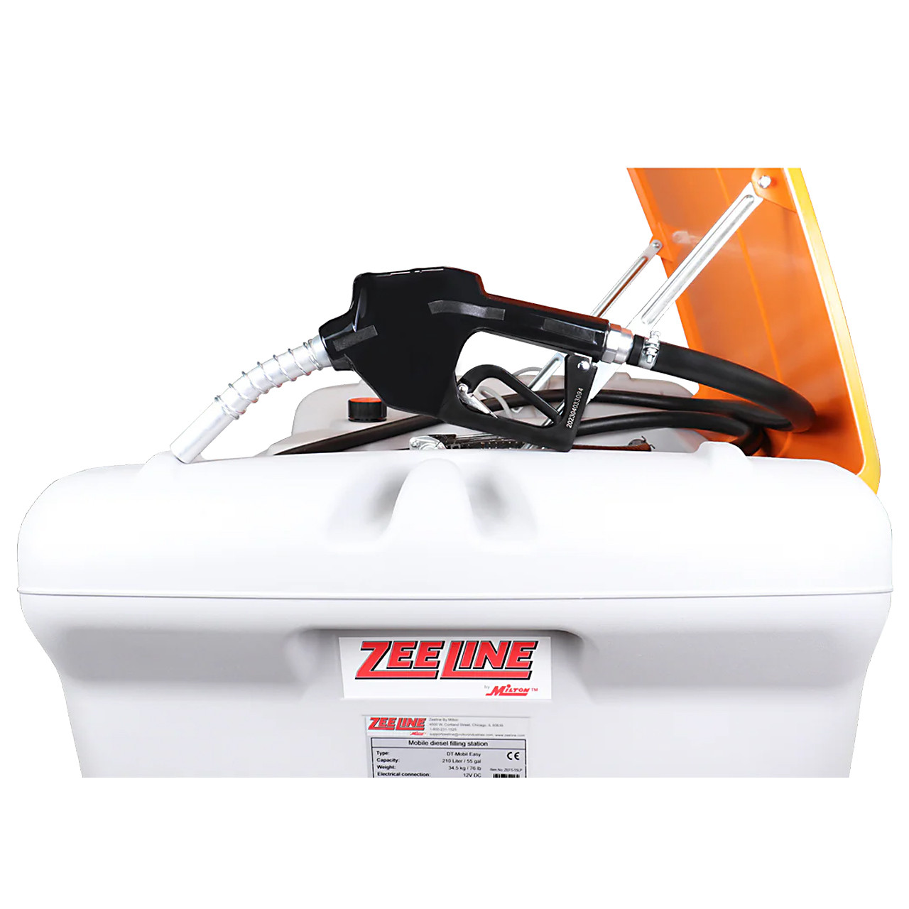 Zeeline ZEFS-55LP 55 Gallon Low-Profile Portable Diesel Fuel Tank