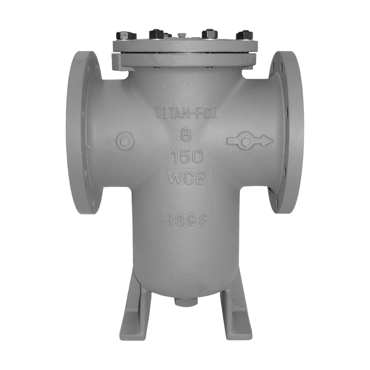 Titan Flow Control BS85C0400 4 in. Simplex Basket Strainer w