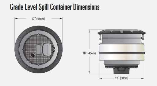 Franklin Fueling Systems EBW Series Grade Level Spill Container w/ Pump ...