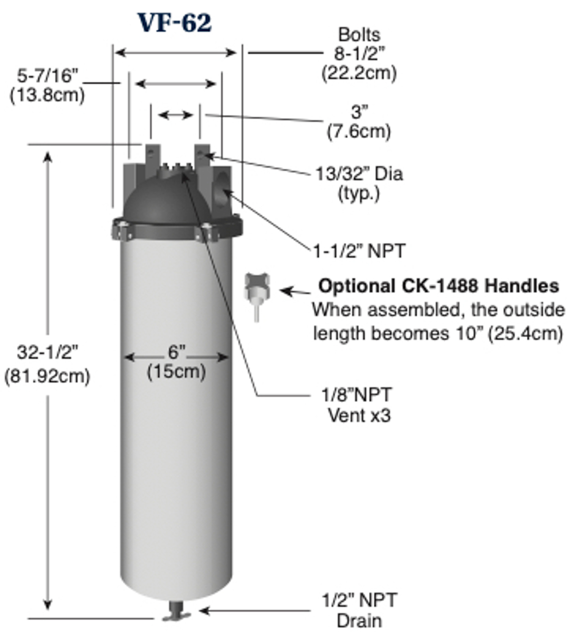 Parker Velcon Clean VF61 & VF62 Filtration Housing John M