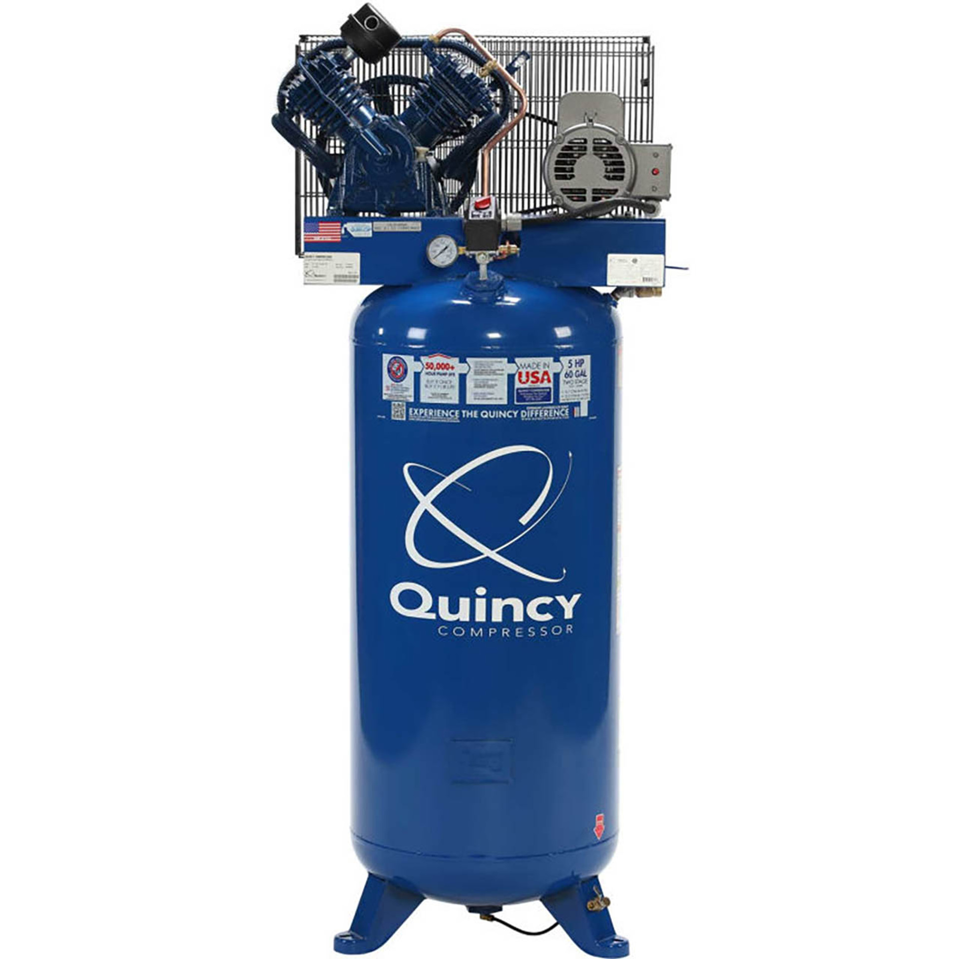 Quincy Compressor 2V41C60VC QT Pro Stationary TwoStage 60 Gallon Air