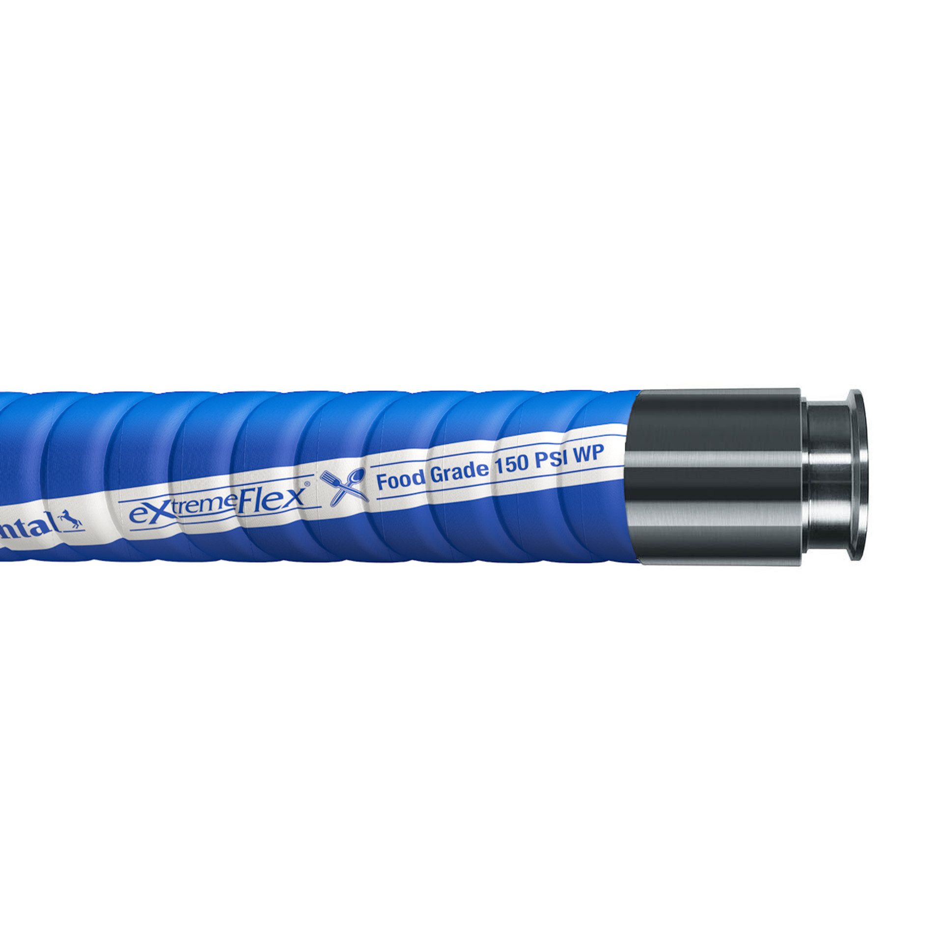 Continental ContiTech 2" ExtremeFlex Food Grade Hose, 3A TriClamp Ends