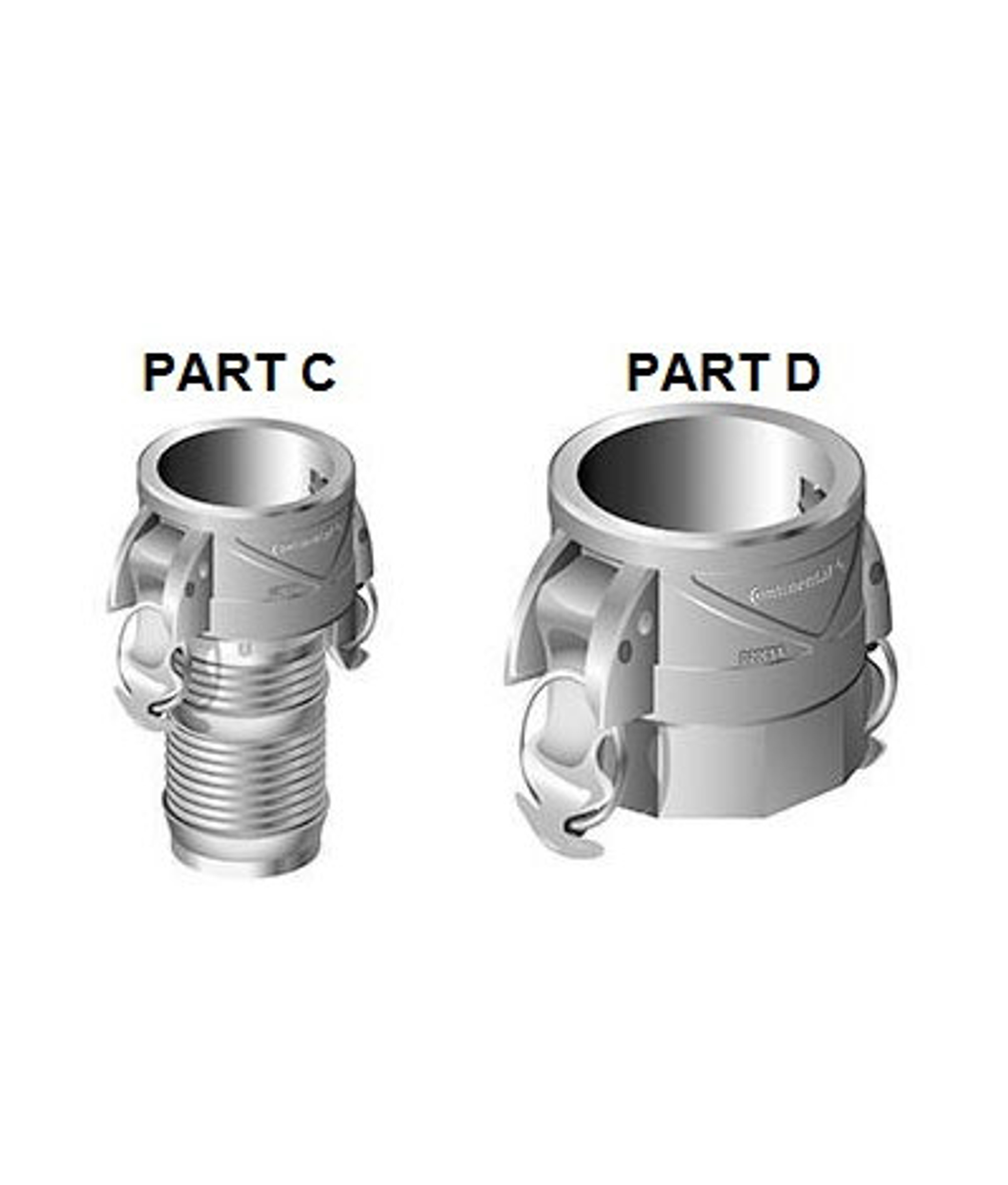 Campbell Fittings 3/4 in. Aluminum InstaLock Cam & Groove Fittings