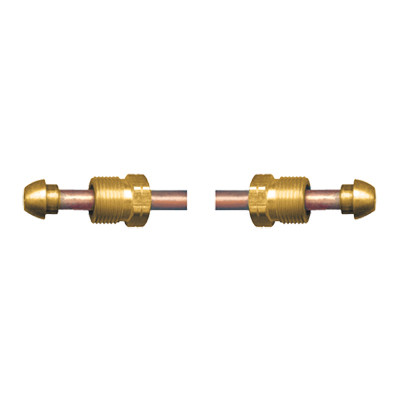 Fairview Fittings 3/8 in. Copper Large OD POL x POL Propane Gas Hogtail