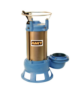 AMT 5760-95 Submersible Shredder Sewage Pump 1 HP 115 Volts 1 Phase - 130 - 14 - 115 - 1 - 2 in.