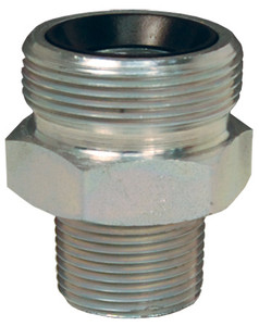 Dixon GJ Boss Ground Joint Seal Male Spud - 1/2 in. Male Wing Nut Thread x Male NPT