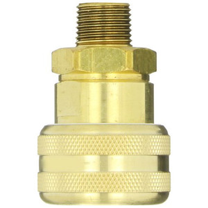 Dixon Air Chief Brass Industrial Auto Coupler 1/2 in. Male NPT x 3/4 in. Body Size