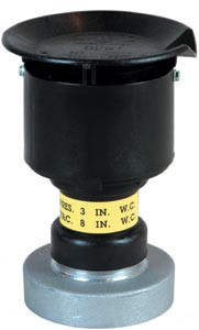 OPW 523V Pressure Vacuum Vent - 2 in. Female NPT - 8 oz/sq inch - 7,000 SCFH - Red