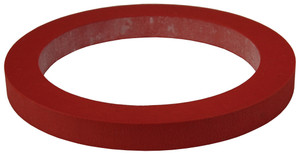 Dixon 3/4 in. PTFE (FEP) Encapsulated Silicone Cam & Groove Gasket (Translucent / Red)