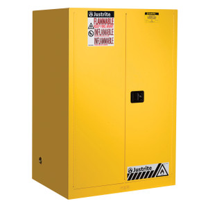 Justrite Sure-Grip® EX Classic Self-Closing 90 Gal Safety Cabinets For Flammables
