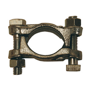 Dixon Plated Iron Double Bolt Clamps w/out Saddles from 2 7/64 in. - 2 19/64 in. Hose OD