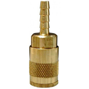 Dixon Brass 45° SAE/37° JIC Female Swivel Hose Barb W/Dual Angle Seat Fitting Lead Free