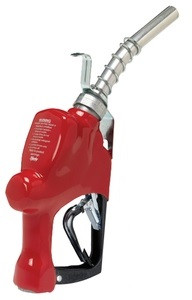 Husky 1 in. Unleaded Automatic Shut-Off Farm Nozzle - Unleaded - Red