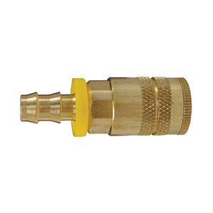 Dixon Brass Air Chief Industrial Coupler 3/8 in. Push-On Hose Barb