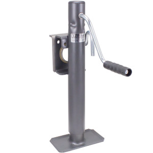 Side Wind Ag Jack with Weld-on Bracket - 10 in. - 18 in. - 11 1/2 in.
