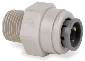 John Guest 3/8 in. x 1/2 in. NPTF Male Connectors - 10 QTY