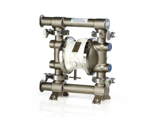 Graco 515 FDA-Compliant 1/2 in. Double Diaphragm Sanitary Pumps - SST/PTFE O-Rings, PTFE Balls, Overmolded PTFE Dia.