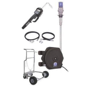 Graco LD Series 5:1 Mobile Mount 6.7 GPM Oil Pump Package w/ Manual Meter