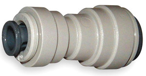 John Guest Gray Inch Acetal Fittings - Reducing Union Connectors - 1/2 in. - 3/8 in. - 10