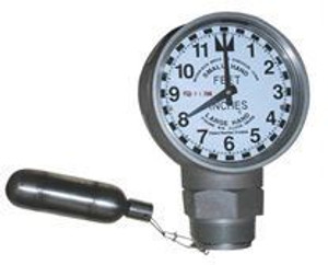 Morrison Bros. 2 in. Male NPT Clock Gauge - Feet & Inches