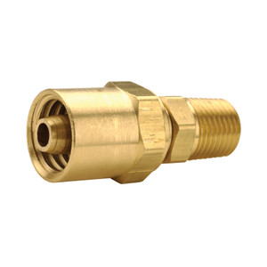 Dixon Reusable Fitting 1/4 in. ID x 9/16 in. OD Hose x 1/4 in. Male NPTF