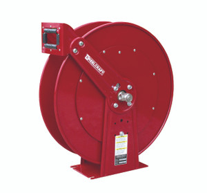 Reelcraft Series 80000 and D80000 Dual Pedestal Oil Hose Reel - Reel Only - 1/2" x 75'