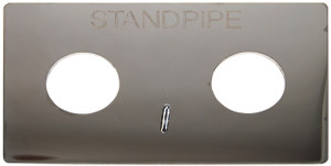 Dixon Powhatan Wall Plates for Double Clapper Siamese Assemblies